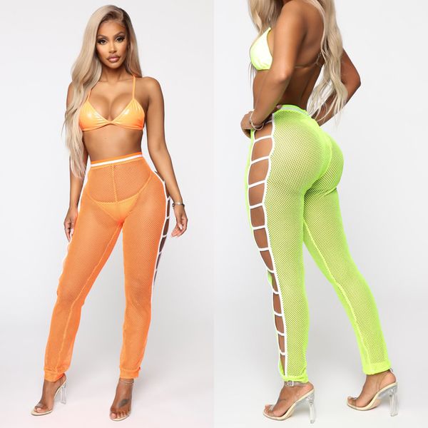 fashion women mesh beach long pant slim leggings trouser sheer bikini cover up ladies see through high waist beachwear, Blue;gray
fashion women mesh beach long pant slim leggings trouser sheer bikini cover up ladies see through high waist beachwear, Blue;gray