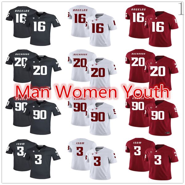 customize washington state cougars football jerseys deone bucannon 20 daniel isom 3 daniel ekuale 90 aaron angelos any name jersey s-5xl, Black 
customize washington state cougars football jerseys deone bucannon 20 daniel isom 3 daniel ekuale 90 aaron angelos any name jersey s-5xl, Black