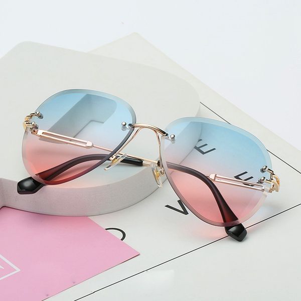 pilot rimless sun glasses gradient shades sunglasses women brand designer cutting ocean lens ladies metal sunglass eyewear uv400, White;black
pilot rimless sun glasses gradient shades sunglasses women brand designer cutting ocean lens ladies metal sunglass eyewear uv400, White;black