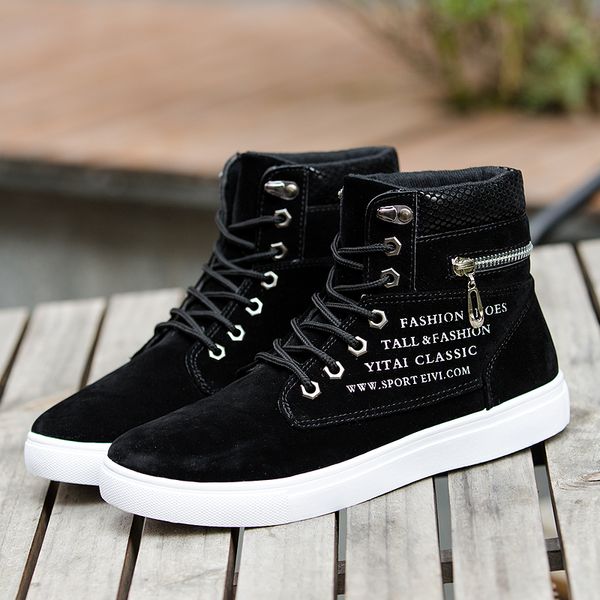 cimm brand high sneakers plus size 46 shoes men fashion high casual winter shoes men 2018 boots ankle, Black
cimm brand high sneakers plus size 46 shoes men fashion high casual winter shoes men 2018 boots ankle, Black