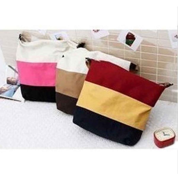 women's messenger bag fashion canvas zipper tri-color fresh rainbow striped bags durable large capacity shoulder bag #xm5
women's messenger bag fashion canvas zipper tri-color fresh rainbow striped bags durable large capacity shoulder bag #xm5
