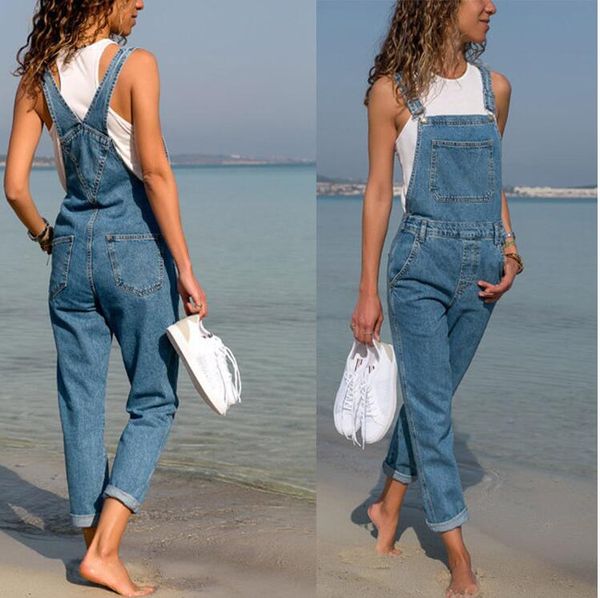 women's jeans denim jumpsuit women romper ladies pants woman loose overall long trousers female jumpsuits dungarees, Blue
women's jeans denim jumpsuit women romper ladies pants woman loose overall long trousers female jumpsuits dungarees, Blue
