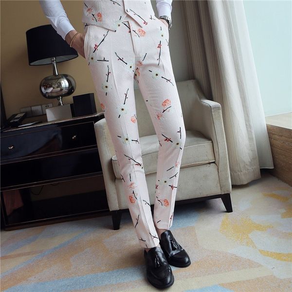 flora trousers mens pantalon homme slim fit evening 2020 casual night club dress fashion print pants, Black
flora trousers mens pantalon homme slim fit evening 2020 casual night club dress fashion print pants, Black