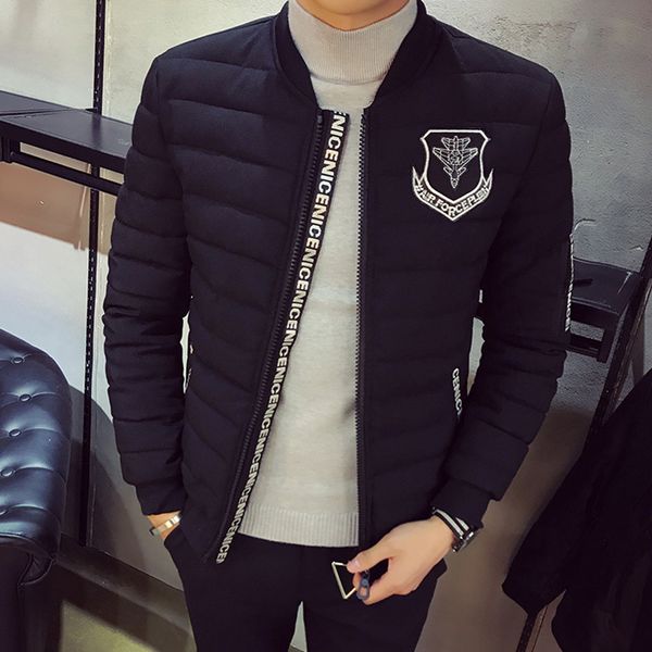 2019 new black bomber jacket winter men warm thick windbreaker parkas casual overcoat streetwear slim fit clothes
2019 new black bomber jacket winter men warm thick windbreaker parkas casual overcoat streetwear slim fit clothes