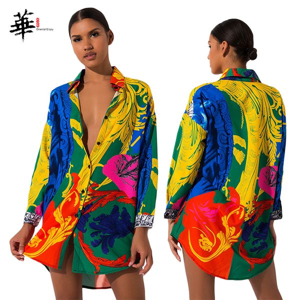 national wind print womens and blouses button long sleeve women blouses and shirts for ladies 2019 femme, White
national wind print womens and blouses button long sleeve women blouses and shirts for ladies 2019 femme, White