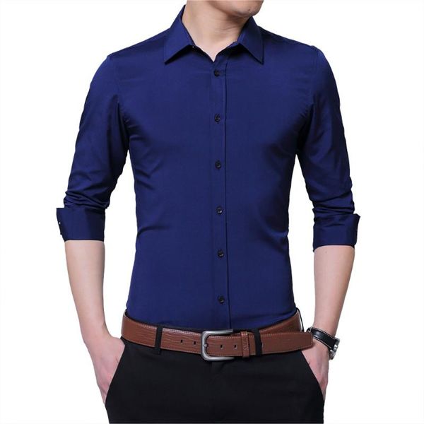 male social shirt fashion casual long sleeved shirt slim fit man business dress brand clothing big size 5xl, White;black
male social shirt fashion casual long sleeved shirt slim fit man business dress brand clothing big size 5xl, White;black