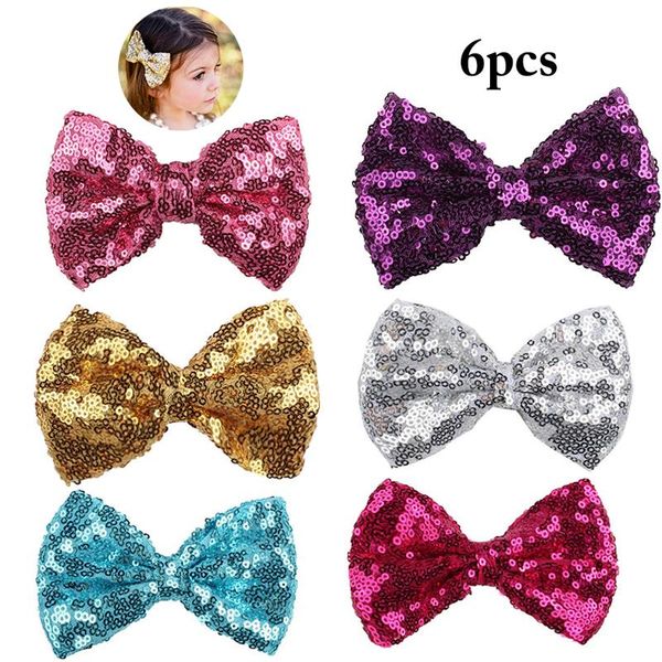 fashion 6pcs kids girls hair accessories glitter reversible sequins scales hair bows hairpins clips for women girls, Slivery;white
fashion 6pcs kids girls hair accessories glitter reversible sequins scales hair bows hairpins clips for women girls, Slivery;white