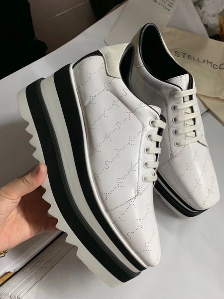 stella mccartney elyse monogram finished sneak women casual shoes saw edged soles genuine leather platform sneaker, Black
stella mccartney elyse monogram finished sneak women casual shoes saw edged soles genuine leather platform sneaker, Black