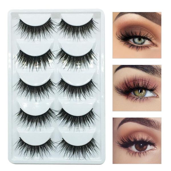 5 pair mink hair fake eyelashes reusable handmade false eyelashes set for stage makeup with false lashes long makeup
5 pair mink hair fake eyelashes reusable handmade false eyelashes set for stage makeup with false lashes long makeup