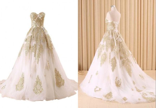 fashion white and gold lace wedding dresses ball gown price wholesale designer real p organza long corset wedding bridal gowns
fashion white and gold lace wedding dresses ball gown price wholesale designer real p organza long corset wedding bridal gowns