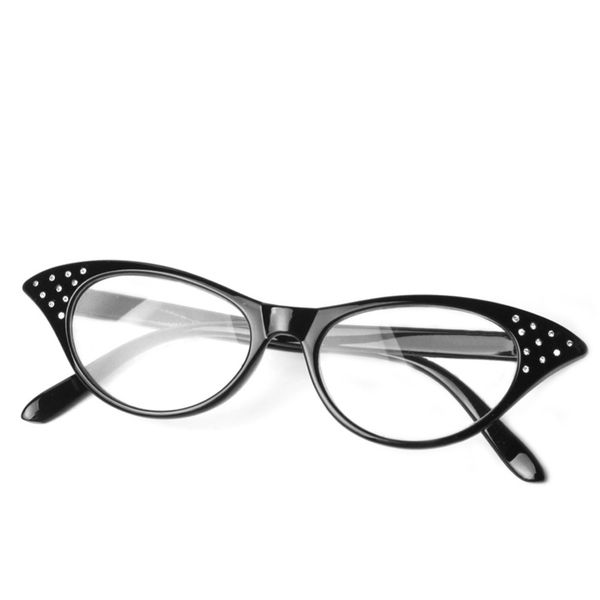 cat eye women reading glasses resin crystal rhinestone decoration glasses, Silver
cat eye women reading glasses resin crystal rhinestone decoration glasses, Silver