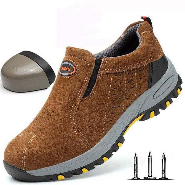 2019 indestructible men's steel toe safety boots breathable anti-smashing puncture-proof work shoes welder safety boot sneakers, Black
2019 indestructible men's steel toe safety boots breathable anti-smashing puncture-proof work shoes welder safety boot sneakers, Black