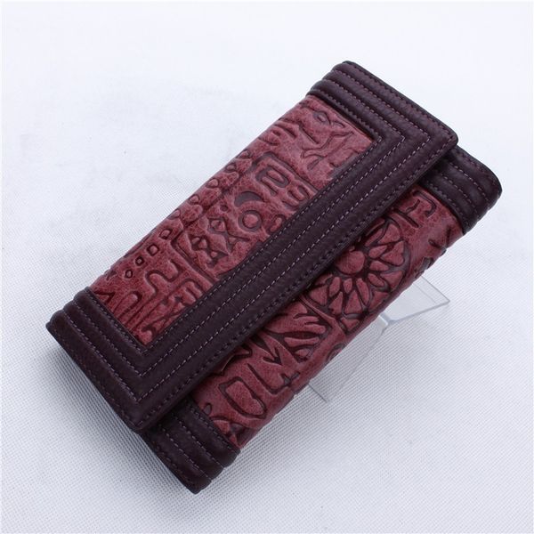 2018 fashion hand made of real leather wallet women wallet patent oracle retro leather female thin section long section women, Red;black
2018 fashion hand made of real leather wallet women wallet patent oracle retro leather female thin section long section women, Red;black