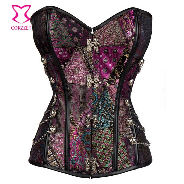 s-6xl burlesque brocade фиолетовый rave стимпанк корсет готическая одежда corpetes e espartilhos sexy плюс размер корсеты и бюстье, Black;white
s-6xl burlesque brocade фиолетовый rave стимпанк корсет готическая одежда corpetes e espartilhos sexy плюс размер корсеты и бюстье, Black;white