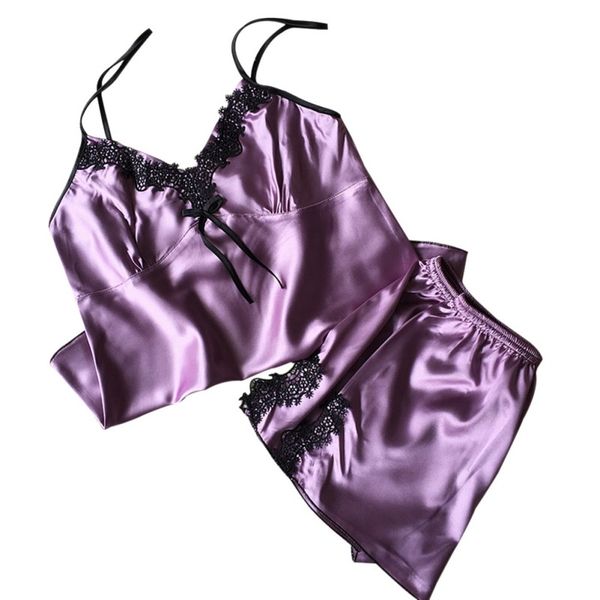 women silk lace sleepwear pure color pajama set black lace v-neck sleeveless pyjamas cute polyester shorts pyjamas, Blue;gray
women silk lace sleepwear pure color pajama set black lace v-neck sleeveless pyjamas cute polyester shorts pyjamas, Blue;gray
