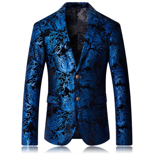 2018 burgundy red floral blazer men print pattern wedding stage suit jacket royal blue velvet blazer slim fit plus size 4xl, White;black
2018 burgundy red floral blazer men print pattern wedding stage suit jacket royal blue velvet blazer slim fit plus size 4xl, White;black