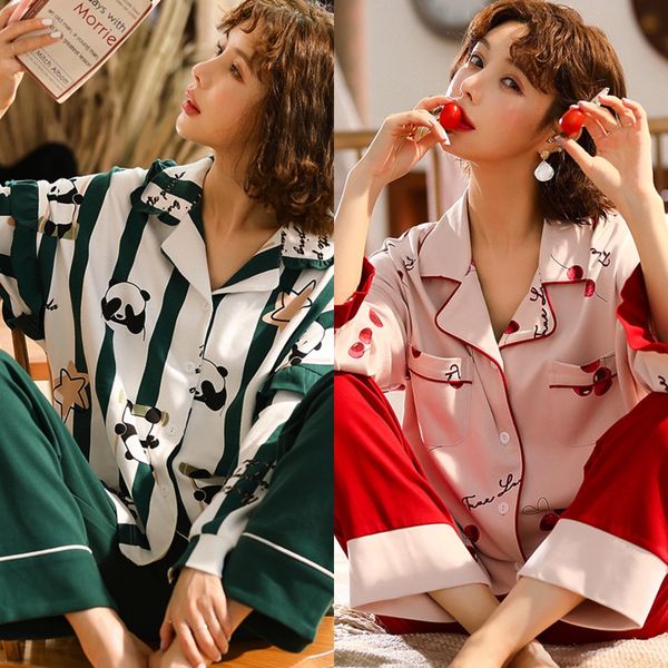 suit pajamas pajamas women's long-sleeved two-piece suit thin season sweet cute outdoor cartoon cotton home wear summer, Blue;red
suit pajamas pajamas women's long-sleeved two-piece suit thin season sweet cute outdoor cartoon cotton home wear summer, Blue;red