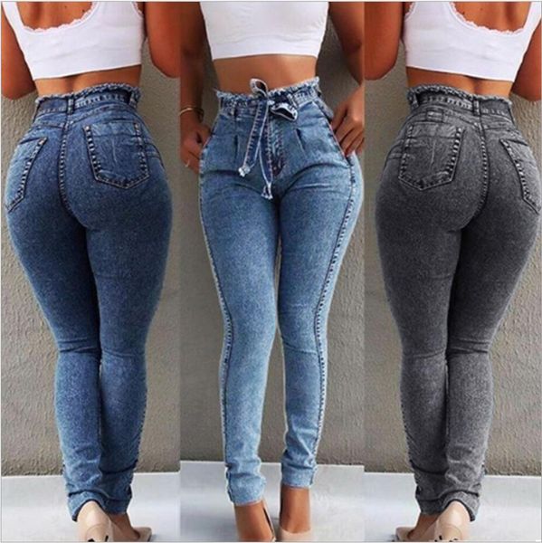 2019 new arrival slim jeans 3 colors for women skinny high waist candy color denim pencil pants stretch waist black party work pants, Blue
2019 new arrival slim jeans 3 colors for women skinny high waist candy color denim pencil pants stretch waist black party work pants, Blue