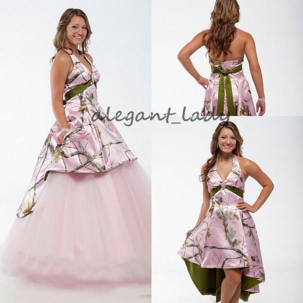 vintage pink camo bohemian wedding dresses with detachable train 2019 halter backless short beach western country bridal dress, White
vintage pink camo bohemian wedding dresses with detachable train 2019 halter backless short beach western country bridal dress, White