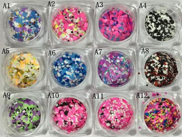 12 pcs 12-color laser nail mixed round sequins set nail patch polish powder cc214, Silver;gold
12 pcs 12-color laser nail mixed round sequins set nail patch polish powder cc214, Silver;gold