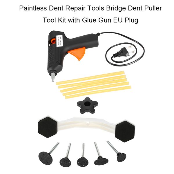 paintless dent repair tools bridge dent puller tool kit with glue gun eu/us plug
paintless dent repair tools bridge dent puller tool kit with glue gun eu/us plug