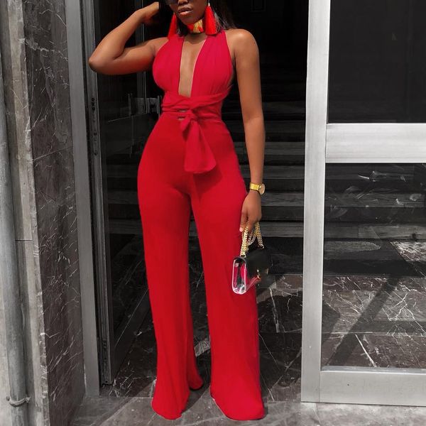fashion women clothing v neck jumpsuits female lace up sleeveless wide leg bandage jumpsuits, Black;white
fashion women clothing v neck jumpsuits female lace up sleeveless wide leg bandage jumpsuits, Black;white