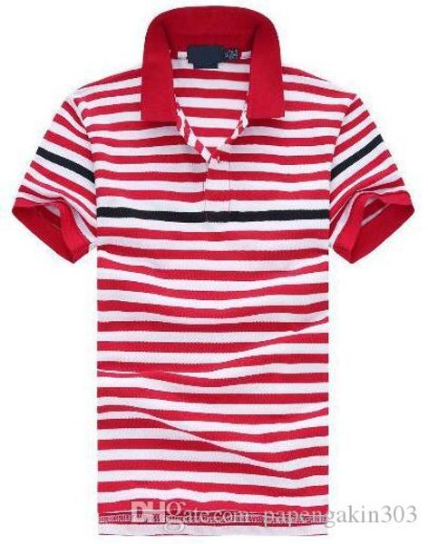 summer men striped polo shirt small pony embroidery red mens fashion cotton short sleeve fitness polos male jersey tees, White;black
summer men striped polo shirt small pony embroidery red mens fashion cotton short sleeve fitness polos male jersey tees, White;black