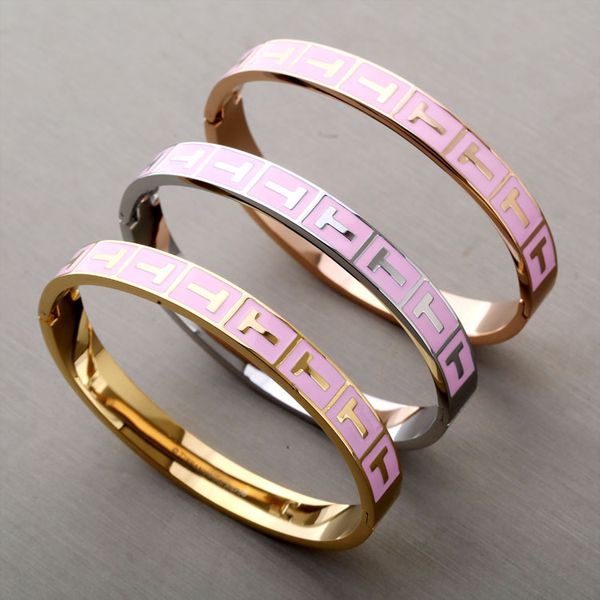 stainless steel jewelry blue pink bracelet t letter bracelet couple bracelet womens designer jewelry bangle bridesmaid gifts, Black
stainless steel jewelry blue pink bracelet t letter bracelet couple bracelet womens designer jewelry bangle bridesmaid gifts, Black