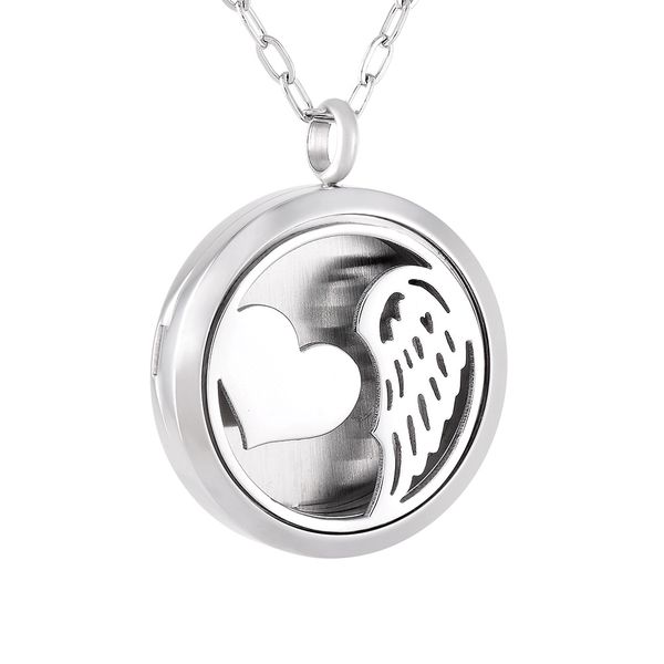 ijp0142 stainless steel cremation silver wing heart urn necklace ashes urn memorial pendant beautiful gift with chain jewelry
ijp0142 stainless steel cremation silver wing heart urn necklace ashes urn memorial pendant beautiful gift with chain jewelry