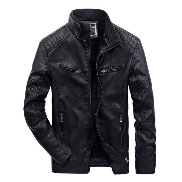 leather punk jackets men pu motorcycle leather windbreaker motor biker hombre coat winter clothes, Black
leather punk jackets men pu motorcycle leather windbreaker motor biker hombre coat winter clothes, Black