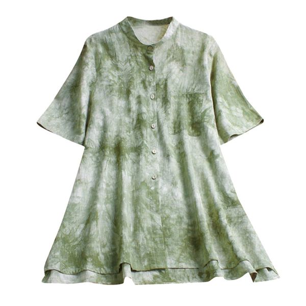 plus size women's blouses loose printing short sleeve shirts summer casual button long blouse shirts blusas femininas @40, White
plus size women's blouses loose printing short sleeve shirts summer casual button long blouse shirts blusas femininas @40, White
