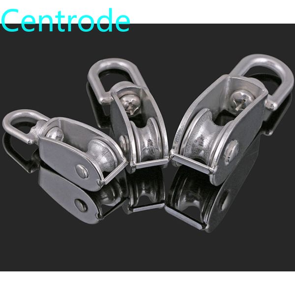 304 stainless steel single / double pulley wire rope chain traction fixed pulley lifting load single
304 stainless steel single / double pulley wire rope chain traction fixed pulley lifting load single
