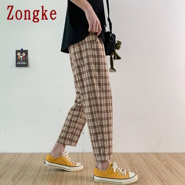 zongke 2020 new plaid harem pants men trousers ankle-length joggers casual pants men sweatpants summer hip hop streetwear m-2xl, Black
zongke 2020 new plaid harem pants men trousers ankle-length joggers casual pants men sweatpants summer hip hop streetwear m-2xl, Black