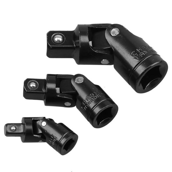 3pcs car air impact sockets part 1/2" 3/8" 1/4 inch drive swivel universal joint air impact socket set dropshipping