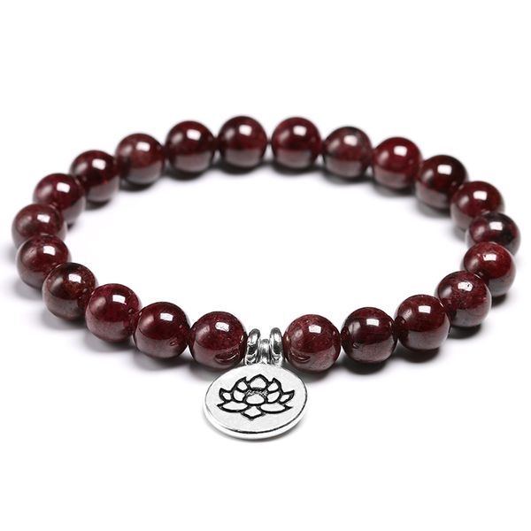natural garnet stone wine red 8mm beaded bracelet men jewelry women bracelets lucky energy jewelry tree charm yoga gift, Black
natural garnet stone wine red 8mm beaded bracelet men jewelry women bracelets lucky energy jewelry tree charm yoga gift, Black