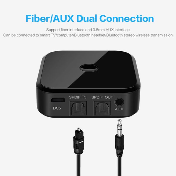 bluetooth 5.0 hd audio transmitter receiver supports 3.5mm aux spdif digital tv wireless adapter
bluetooth 5.0 hd audio transmitter receiver supports 3.5mm aux spdif digital tv wireless adapter