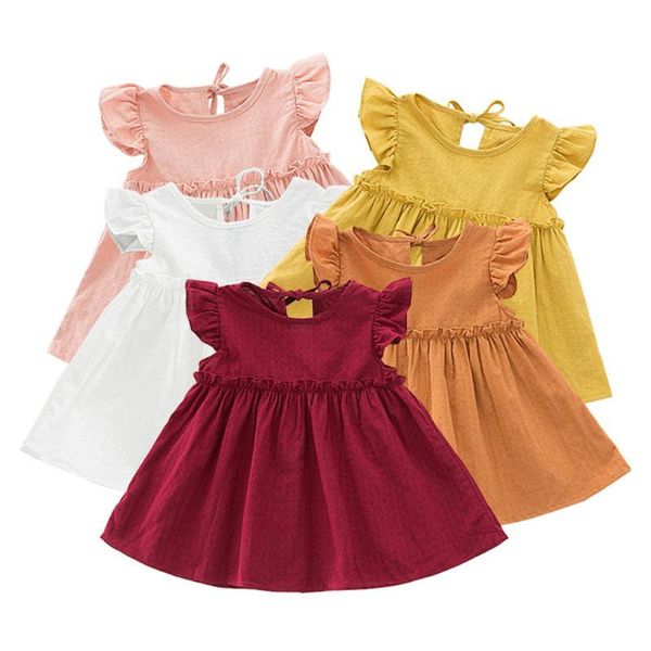 children's elegant dress for girls princess dress toddler kids girls ruffle solid linen elegant princess party clothes h4, Red;yellow
children's elegant dress for girls princess dress toddler kids girls ruffle solid linen elegant princess party clothes h4, Red;yellow
