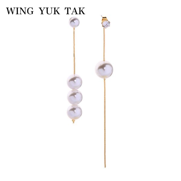wing yuk tak asymmetry long simulated pearl drop earrings for women boho fashion jewelry korean earrings female 2020, Silver
wing yuk tak asymmetry long simulated pearl drop earrings for women boho fashion jewelry korean earrings female 2020, Silver