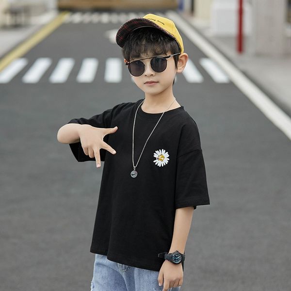 children's short-sleeved t-shirt 2020 medium and large children's t-shirt half-sleeved girls' daisy summer clothes, Blue
children's short-sleeved t-shirt 2020 medium and large children's t-shirt half-sleeved girls' daisy summer clothes, Blue