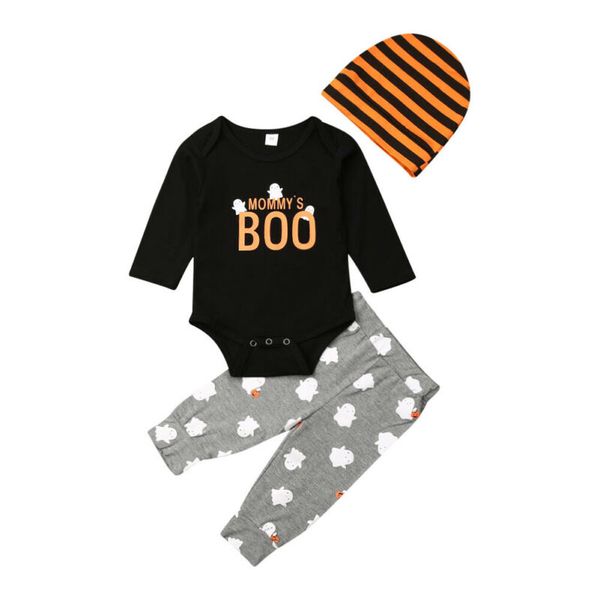 newborn infant baby boy long sleeve letter romper trousers pants stripe hat outfits halloween clothes set, White
newborn infant baby boy long sleeve letter romper trousers pants stripe hat outfits halloween clothes set, White