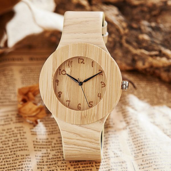 natural wooden watch men bamboo wood watches fashion casual sport unique creative dial leather strap man clock, Slivery;brown
natural wooden watch men bamboo wood watches fashion casual sport unique creative dial leather strap man clock, Slivery;brown