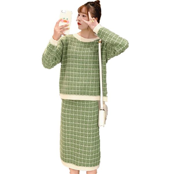 elegant ladies solid sweater + skirt 2 piece set women fashion o neck long sleeve knitted pullovers skirt suits winter plus size, White;black
elegant ladies solid sweater + skirt 2 piece set women fashion o neck long sleeve knitted pullovers skirt suits winter plus size, White;black