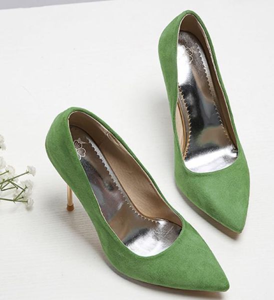 2019 women's shoes in spring and autumn with new style high heel fine heel pointed end suede @1029, Black
2019 women's shoes in spring and autumn with new style high heel fine heel pointed end suede @1029, Black