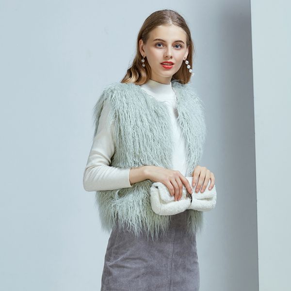 new women's faux fur winter imitation wool imitation fur grass vest warm vest women casual fashion coat, Black
new women's faux fur winter imitation wool imitation fur grass vest warm vest women casual fashion coat, Black