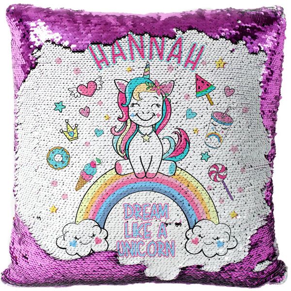 personalised unicorn sequin cushion cover magic reveal glitter pillow with sequins reversible color changing pillow case
personalised unicorn sequin cushion cover magic reveal glitter pillow with sequins reversible color changing pillow case