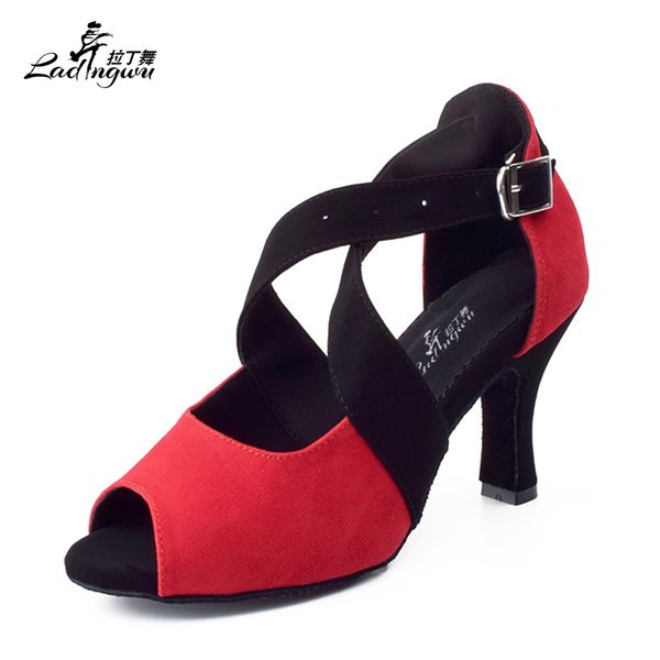 ladingwu red/green flannel fish mouth type women's sandals soft bottom salsa latin dance shoes party performance shoes
ladingwu red/green flannel fish mouth type women's sandals soft bottom salsa latin dance shoes party performance shoes
