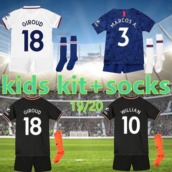 2019 2020 kids 22 pulisic 7 kante home away 3rd soccer jersey 19 20 child kit youth 9 abraham #19 mount football uniforms, Black
2019 2020 kids 22 pulisic 7 kante home away 3rd soccer jersey 19 20 child kit youth 9 abraham #19 mount football uniforms, Black