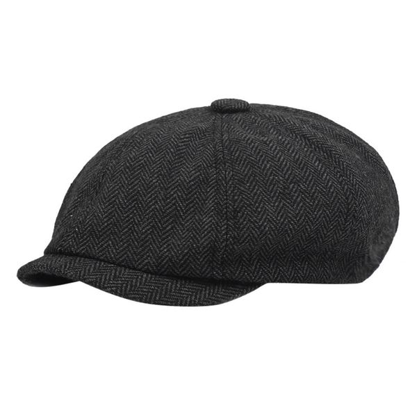 wind striped octagonal cap casual wild beret tweed flat cap mens gatsby hat cap for men, Blue;gray
wind striped octagonal cap casual wild beret tweed flat cap mens gatsby hat cap for men, Blue;gray