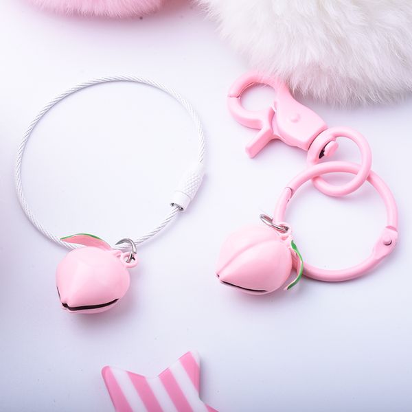 chunou creative pink peach heart keychain women bag car keyring handbag romantic with bell key chain gift for lover's 2020 new, Silver
chunou creative pink peach heart keychain women bag car keyring handbag romantic with bell key chain gift for lover's 2020 new, Silver