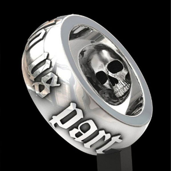 10pcs till death do us part hip hop men fashion alloy skull ring engagement jewelry rings size 6-13 g-20, Silver
10pcs till death do us part hip hop men fashion alloy skull ring engagement jewelry rings size 6-13 g-20, Silver